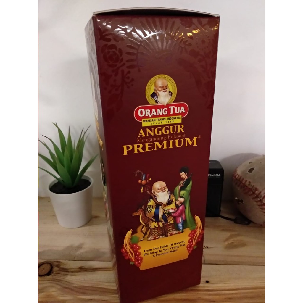 

Jamu Herbal Anggur Orang Tua Premium - 500ml Pita Cukai Asli