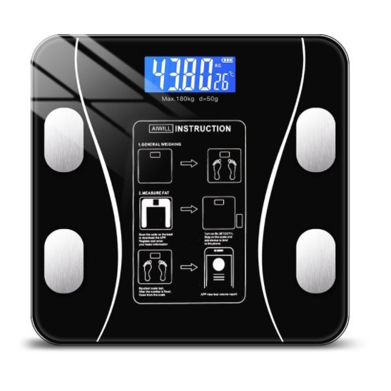 TIMBANGAN BADAN DIGITAL SCALE BODY FAT MONITOR BODY FAT ANALISIS 180KG