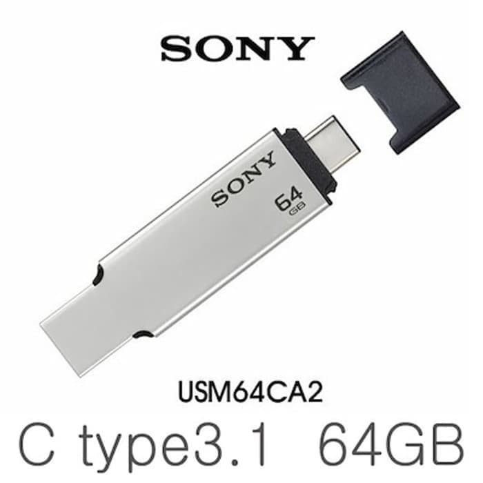 Sony 64GB OTG Type C Flash Drive USM64CA2 Gen 1 USB 3.1 FlashDisk 64GB sony