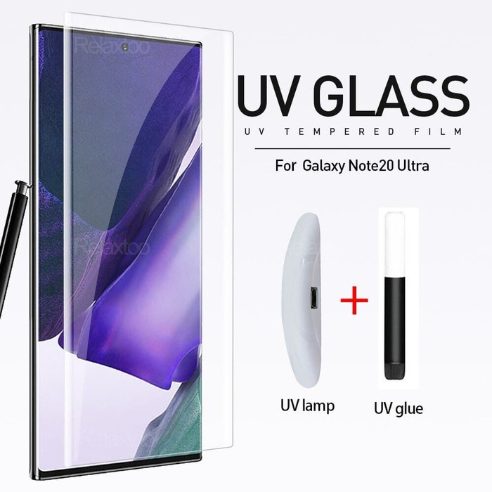 TEMPERED GLASS ULTRA VIOLET SAMSUNG NOTE 20 ULTRA ANTI GORES KACA UV