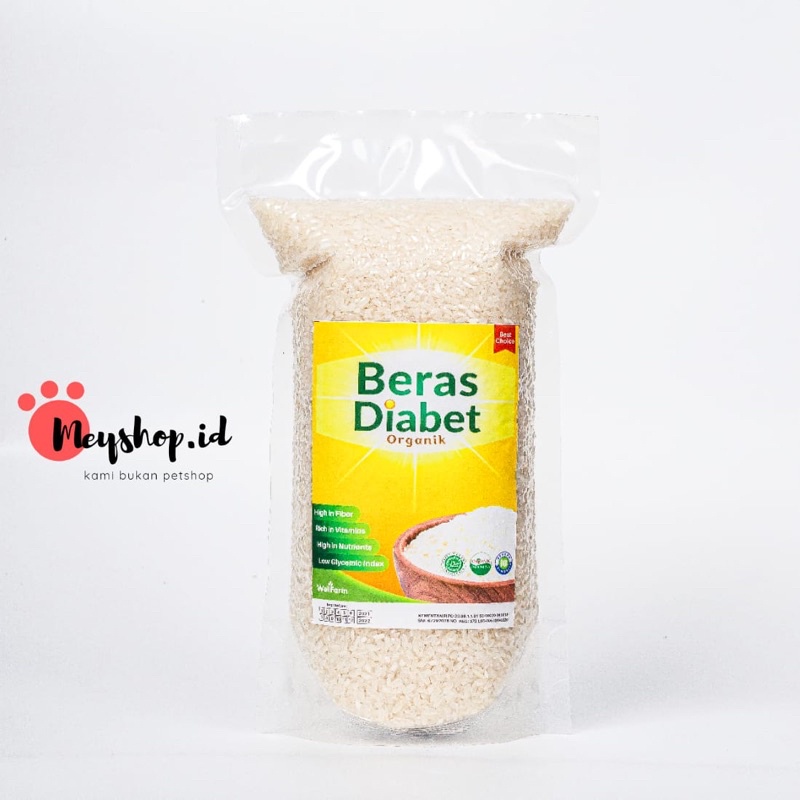 

Beras Organik Diabetes Wellfarm