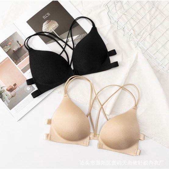 BV.IDBR012 BRA WANITA MODEL ONE-PIECE BRA BRALETTE PUSH UP DENGAN BAHAN TIPIS DAN BERGAYA SEXY BH CO