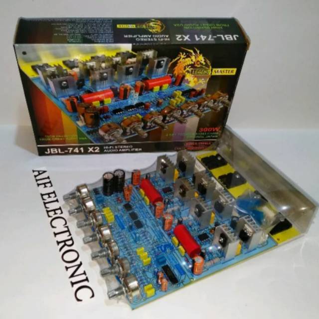 Kit Power Amplifier JBL-741 X2 HI-FI Stereo