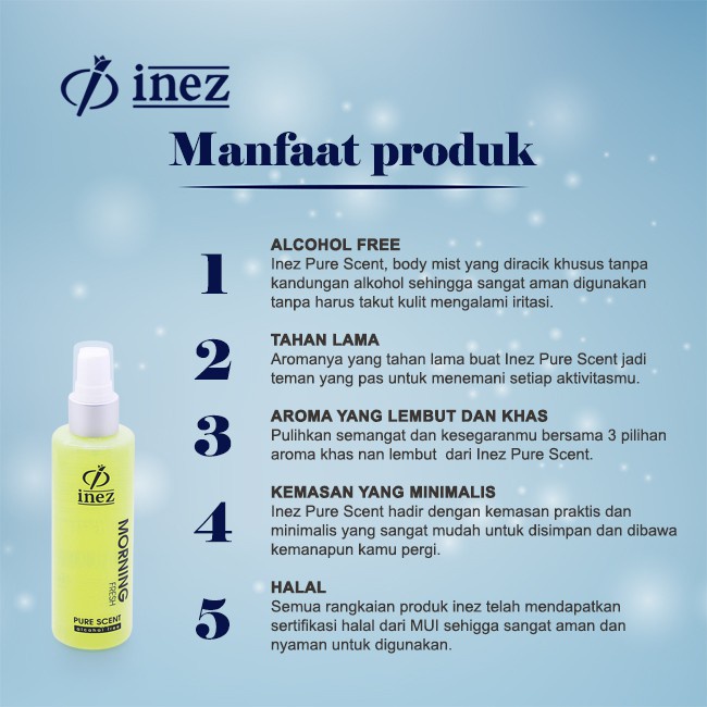 INEZ PURE SCENT  100ML (BODY MIST)