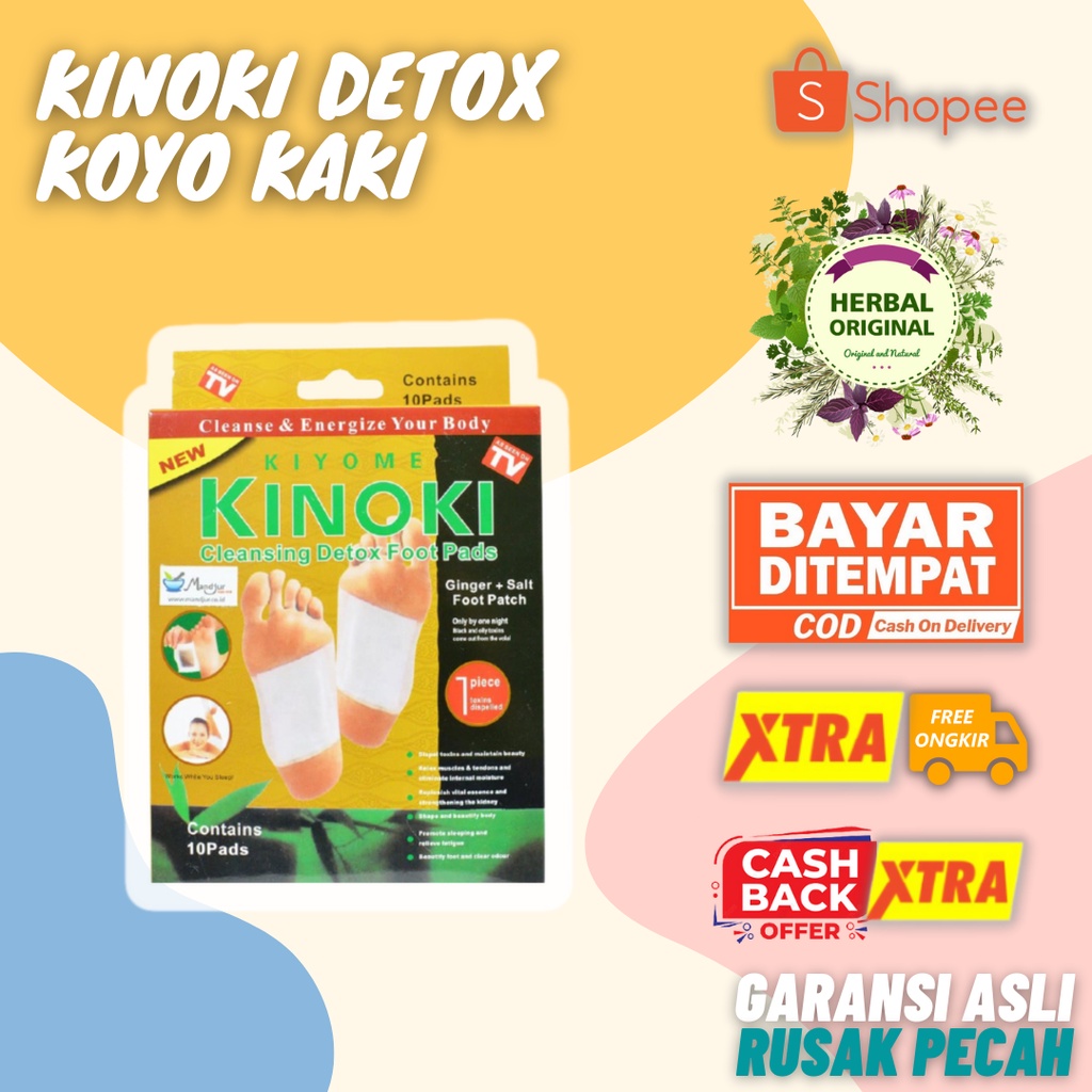 

[COD] ASLI KOYO KAKI DETOX RACUN TUBUH ALAMI | KINOKI - BPOM ORIGINAL
