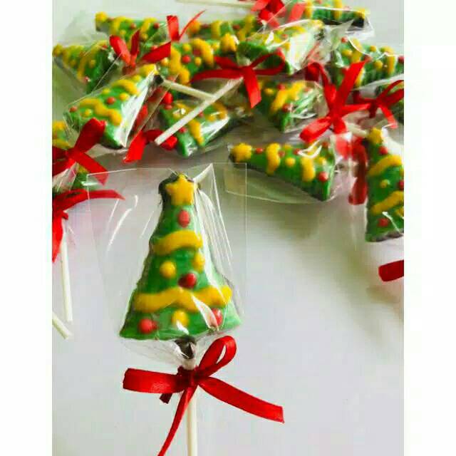 

cokelat praline stick/ lolipop pohon natal spesial natal