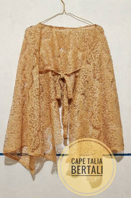 Cape Talia Bertali / Batwing Cape Tali Brokat Renda