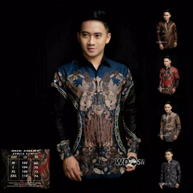 Kemeja Batik Pria Lengan Panjang Mahesa By Batik Armor