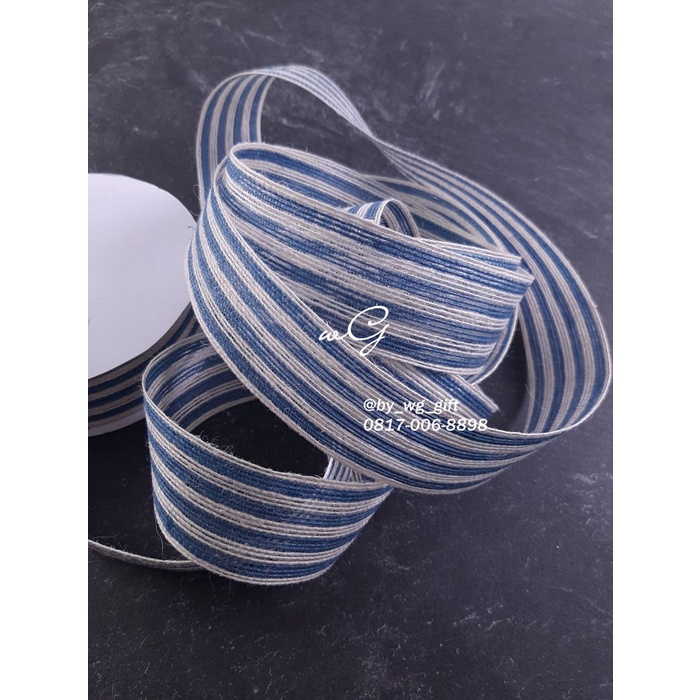 

Pita Goni Warna Biru; Lebar 3.8 cm; Panjang 20 yard