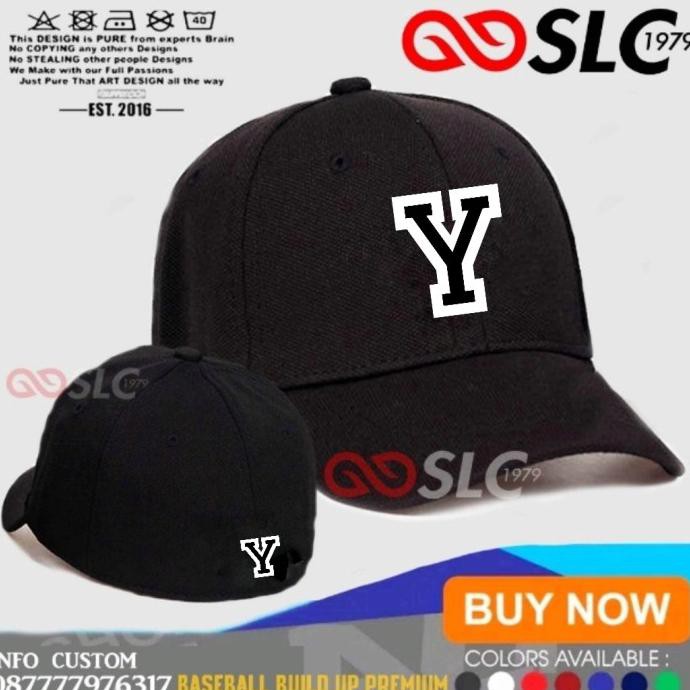 Unik Topi Baseball Build Up Premium Inisial Huruf Y E75 - Slc Terlaris