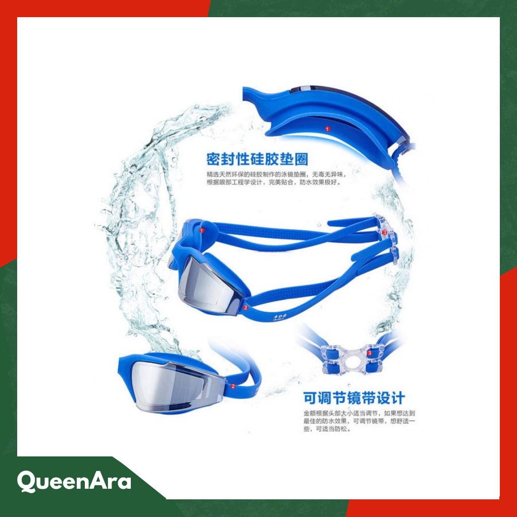 RUIHE Kacamata Renang Anti Fog UV Protection - RH531