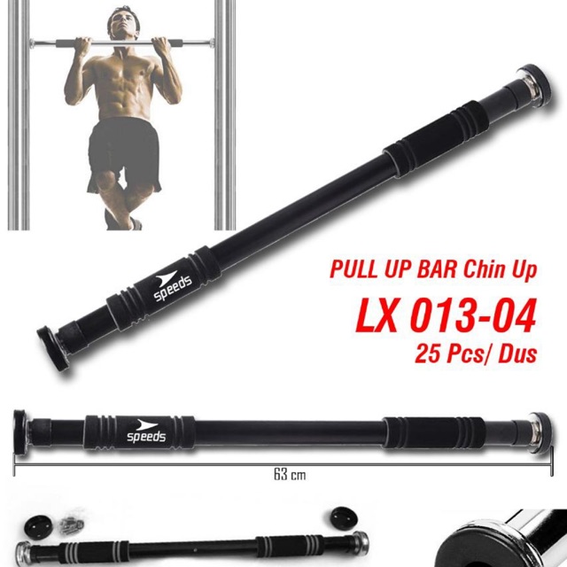 Pull Up Bar Chin Up Bar /Door Gym Alat Fitnes Speeds Original