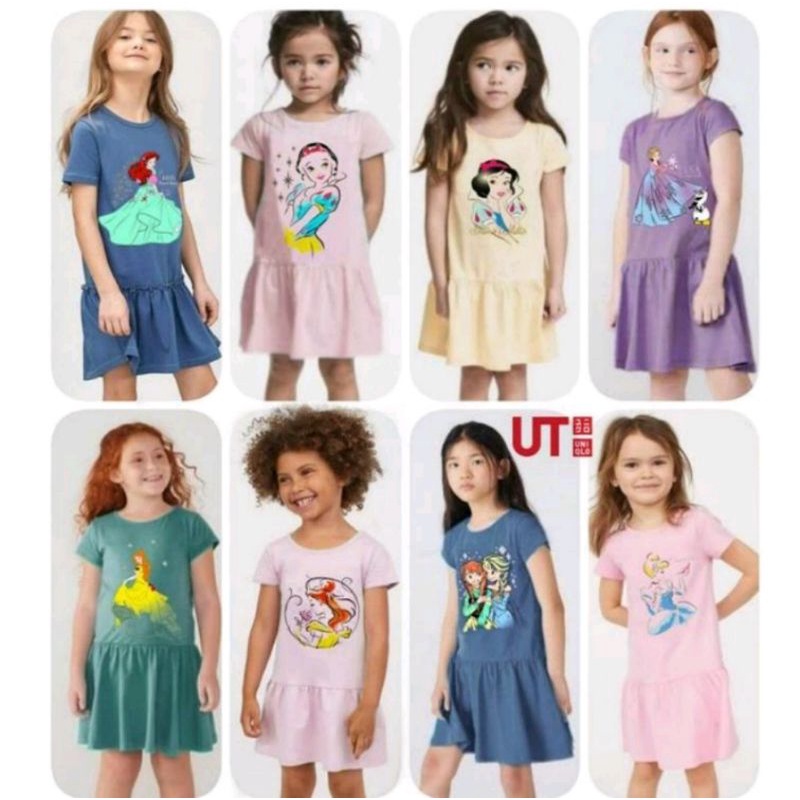 dress uniqlo anak|dress ruffle uniqlo anak