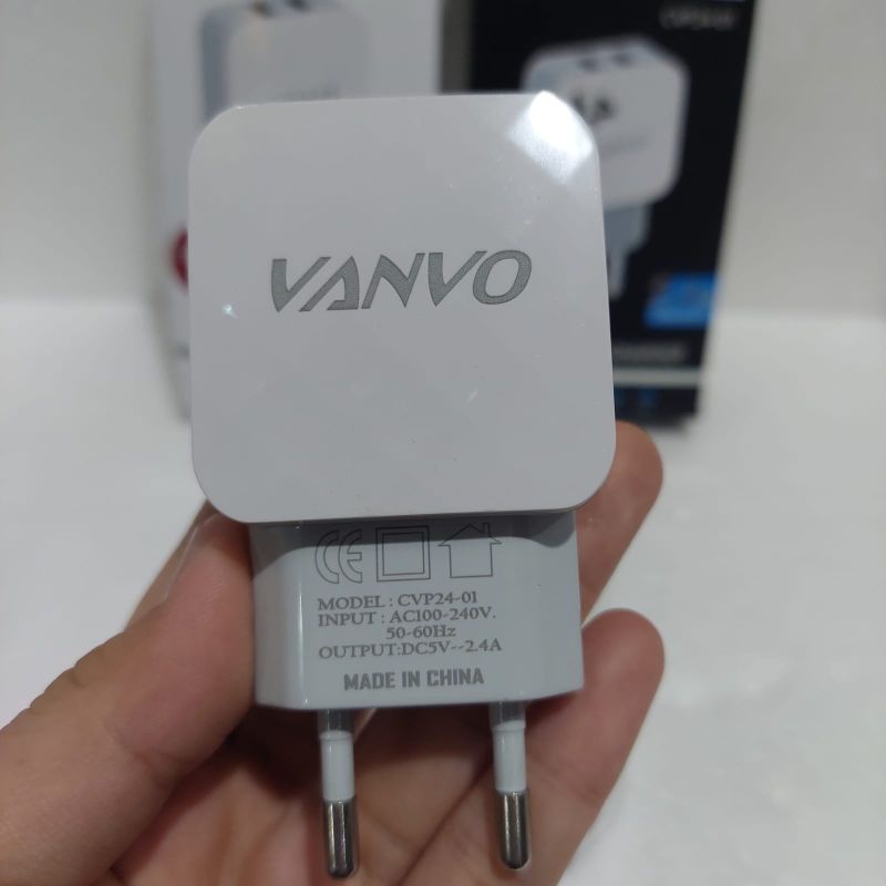 TRAVEL CHARGER CVP24-01 VANVO 2.4 A