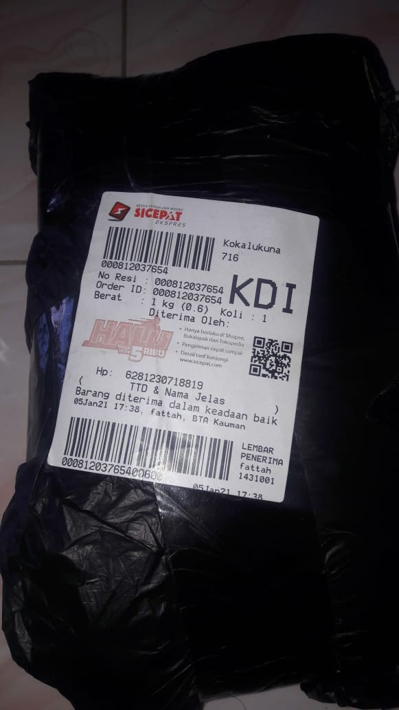 Gamis Batik Syari Madiya Katun Unggul Jaya Dress Kombinasi Mic
