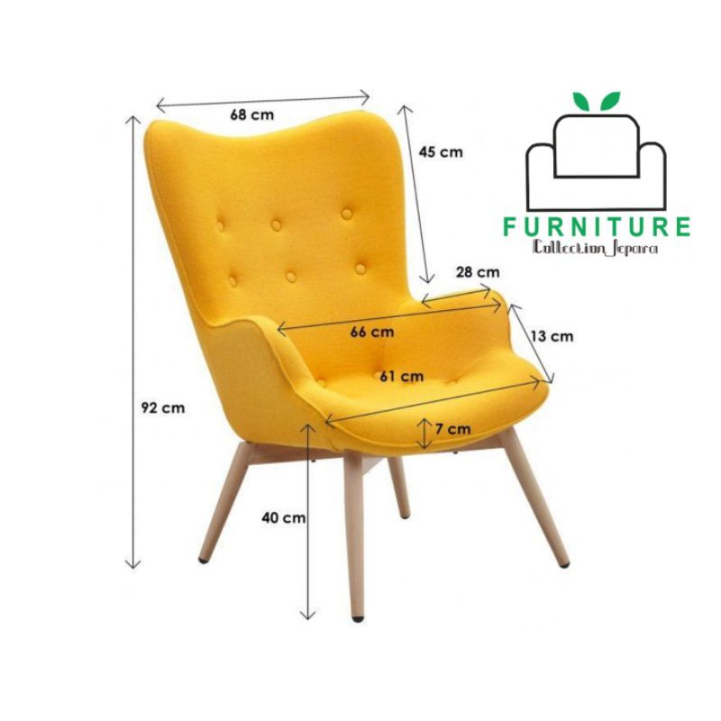 kursi santai kursi single kursi sofa