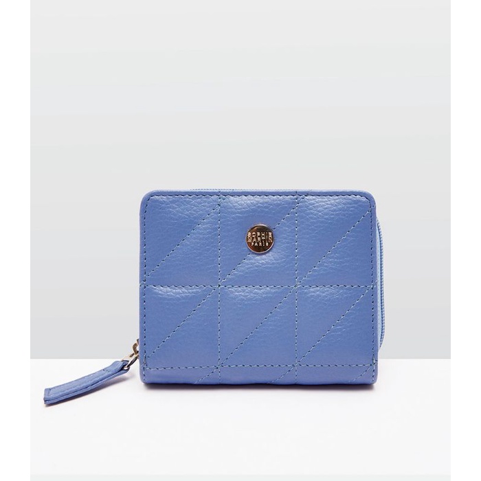 Dompet Kecil Lipat Mini Bahan Kulit Gemaya Small Blue Original Sophie Martin Paris Promo Terbaru Mew