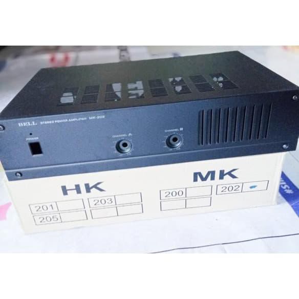Box Power Amplifier Stereo Bell Mk 202 Mhlelek99