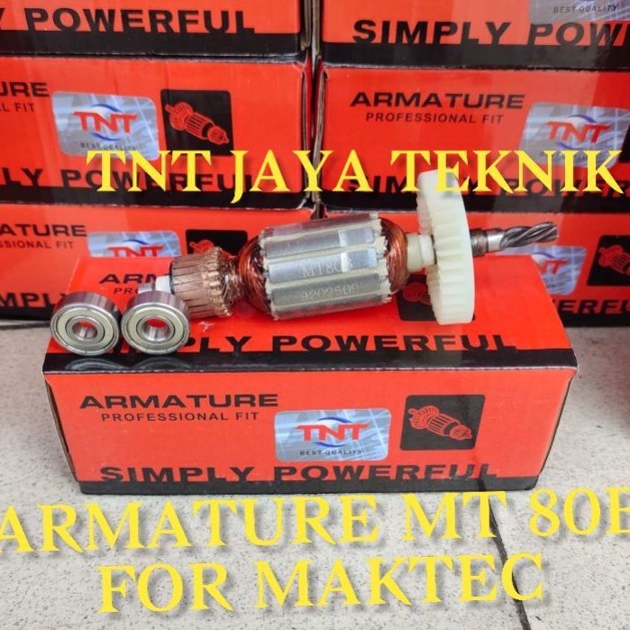 ARMATURE MT 80B FOR MAKTEC / ANGKER BOR TANGAN MAKTEC MT 80B