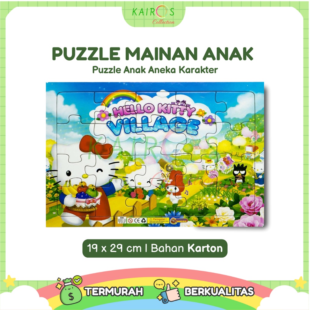 Puzzle Anak Aneka Karakter