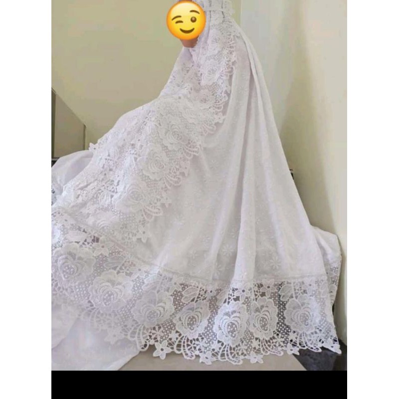 mukena dewasa katun paris