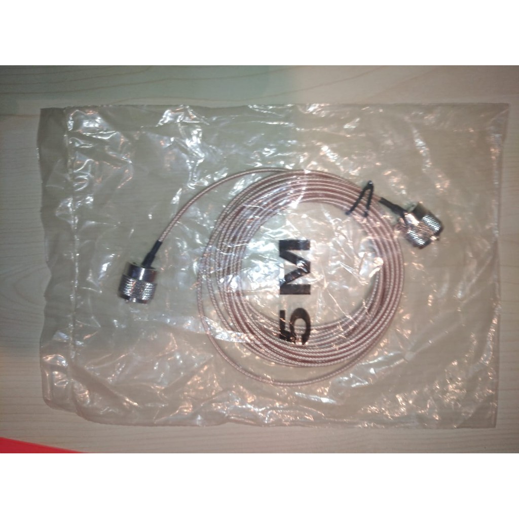 Kabel Jumper Teflon SWR Radio Rig PL-M to PL-M Panjang 5 Meter