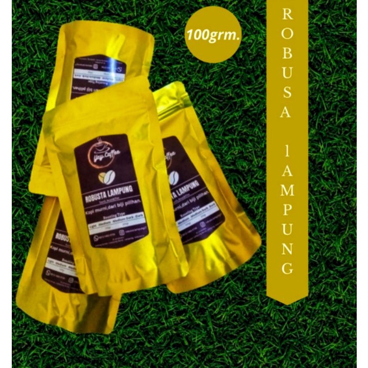 

Kopi Robusta Lampung Barat Murni|Tanpa Campuran|Kemasan 100 Grm.Siap Seduh,