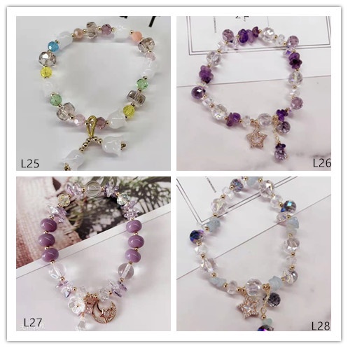 Gelang Kristal Terbaru Perhiasan Fashion L25-30