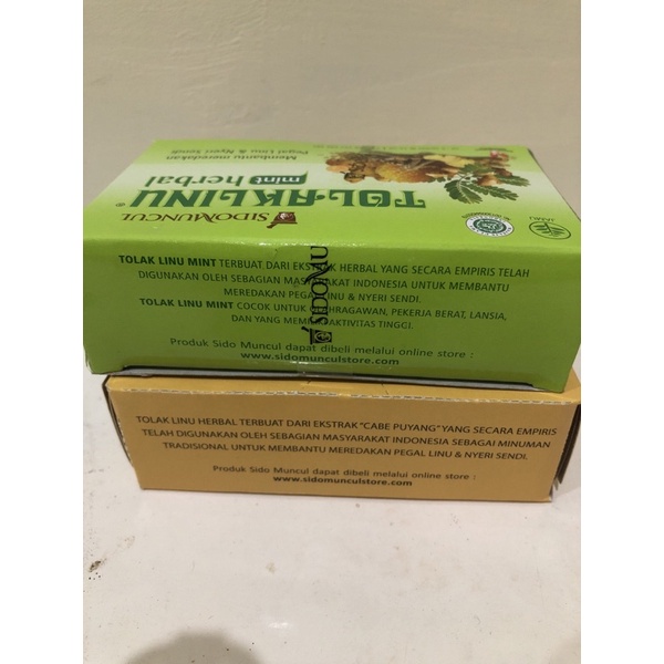 Sidomuncul TOLAK LINU Herbal 1 box isi 5 sachet