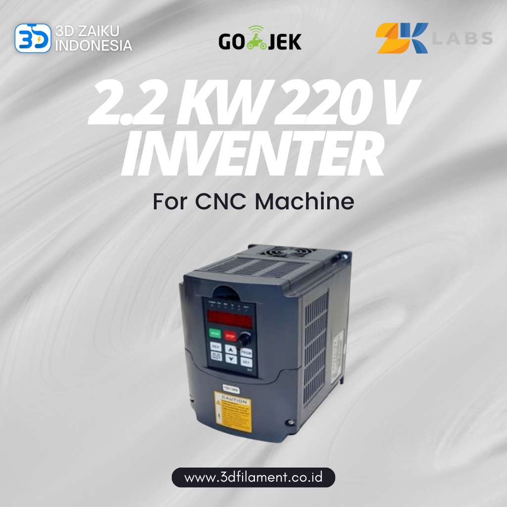 Zaiku CNC Inverter Spindle Motor 2.2 KW 220 V