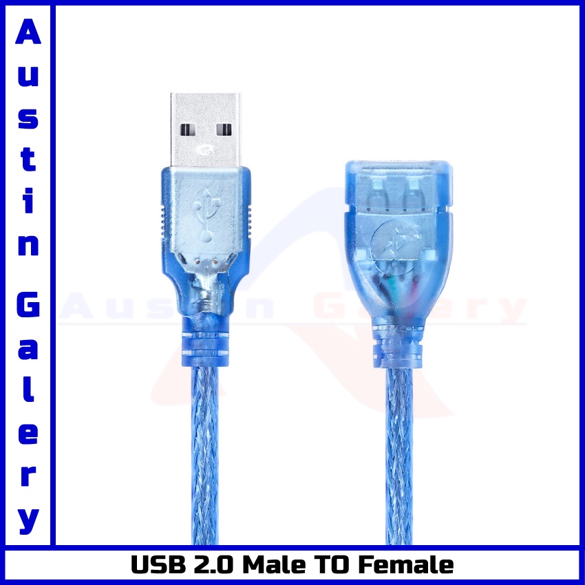 USB Extension USB 2.0 Male TO Female / Kabel USB Ekstensi 1.5M Untuk PC Laptop USB HUB