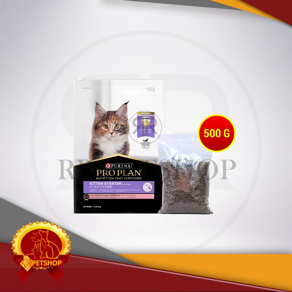 ProPlan Makanan Anak Kucing Pro Plan Kitten Starter Salmon Tuna 500 Gr