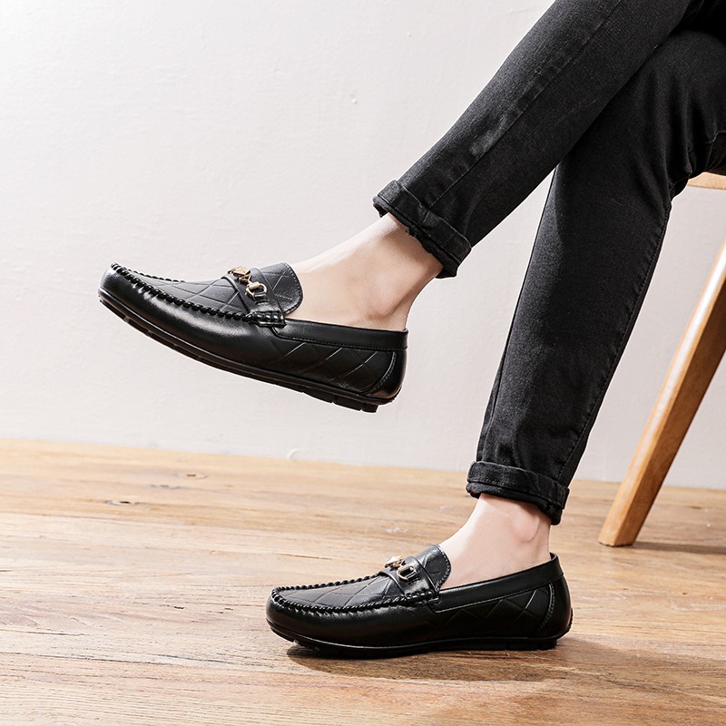 Sepatu Pria Loafers Casual Modis Sepatu Kerja Cowok Import Slip On Trendy Nyaman Dipakai Harga Murah