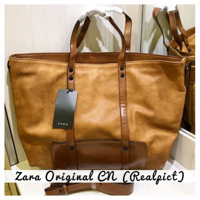 SALE  TAS ZARA BASIC ORI IMPORT - Tas Jumbo Zaskia realpict - Tas Travelling Tas zara asli