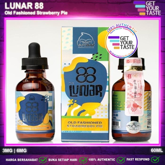 Liquid Lunar 88 Old Fashioned Strawberry Pie 60ML by Vapezoo