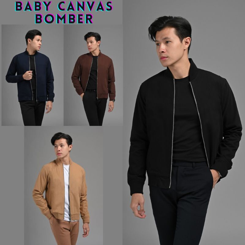 Male id BABY CANVAS BOMBER
