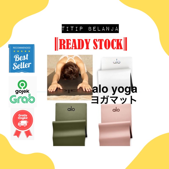 {storecolection} Alo Yoga Warrior Mat Matras Yoga - Varian Berkualitas
