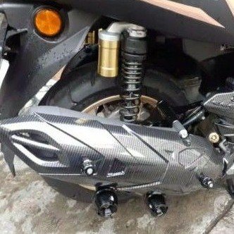 Cover Tutup Knalpot Nmax New 2020 Nemo Original Carbon Cover Knalpot Nmax Karbon