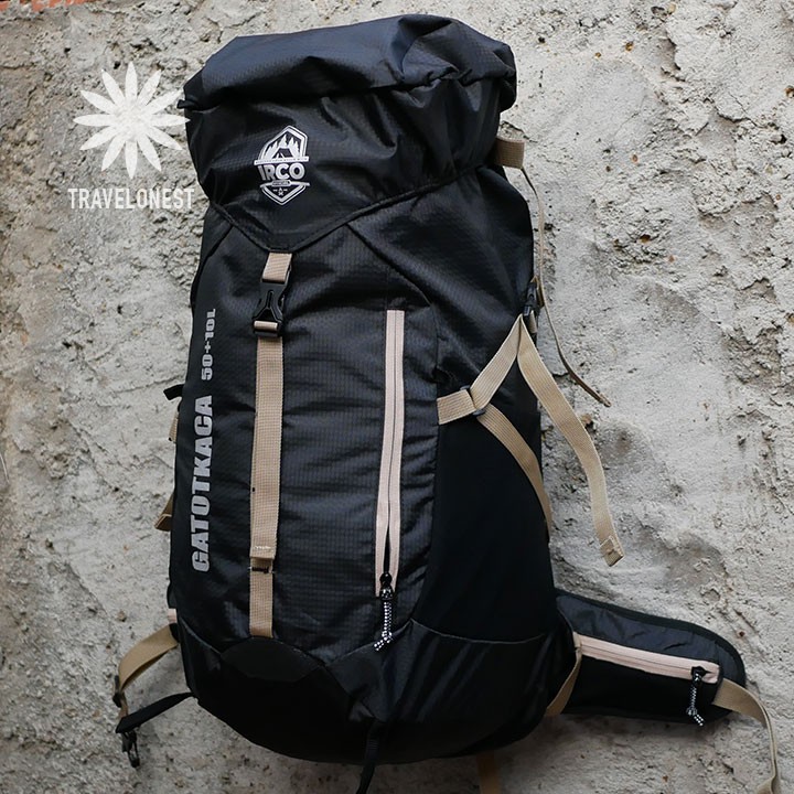 Tas Carrier Gunung 50L - Ransel Hiking Trekking - Outdoor Backpack / Daypack - Free Rain Cover