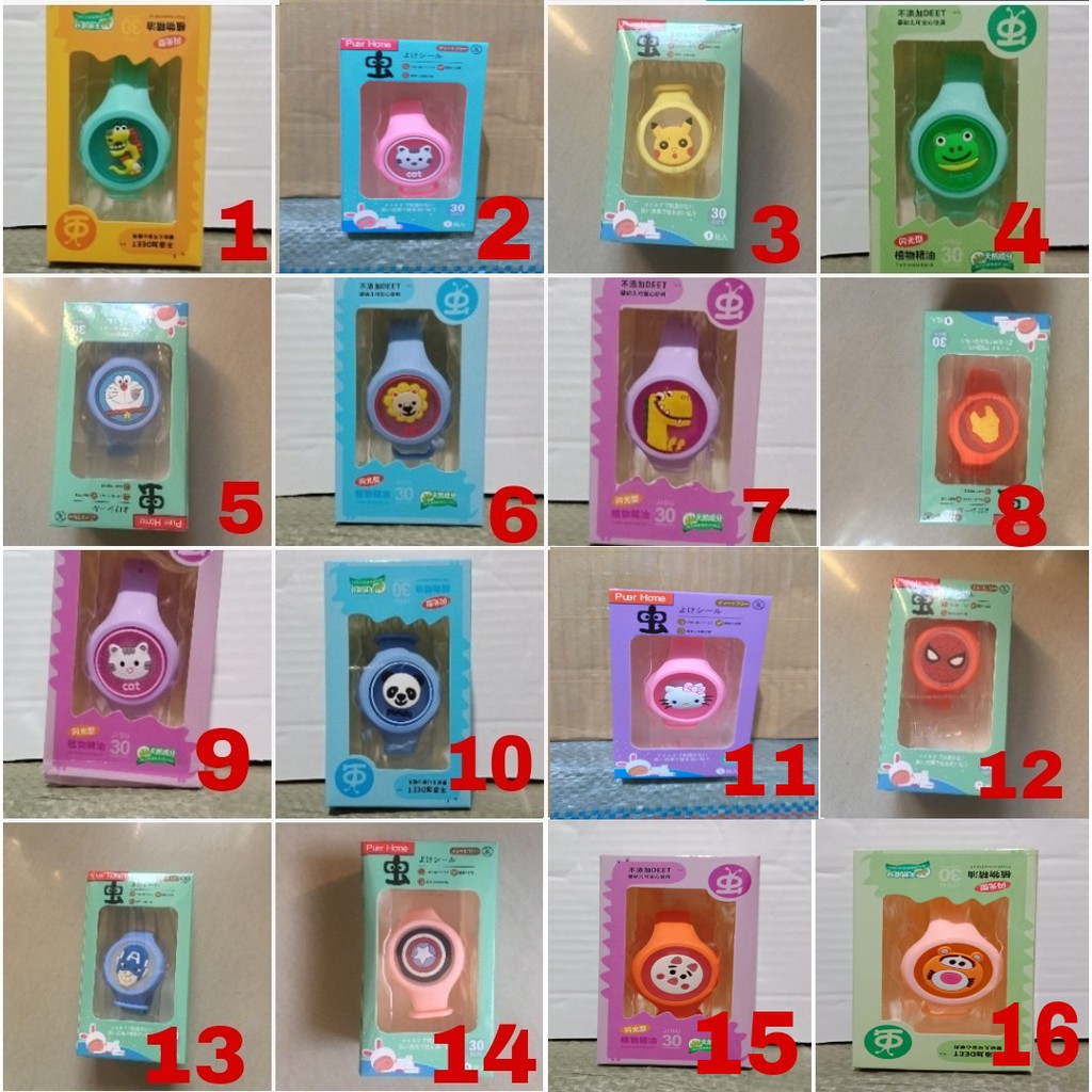 Gelang Bayi LED Anti Nyamuk Karakter Lucu Belum Ada Gelang Bayi LED Anti Nyamuk Karakter Lucu Belum Ada