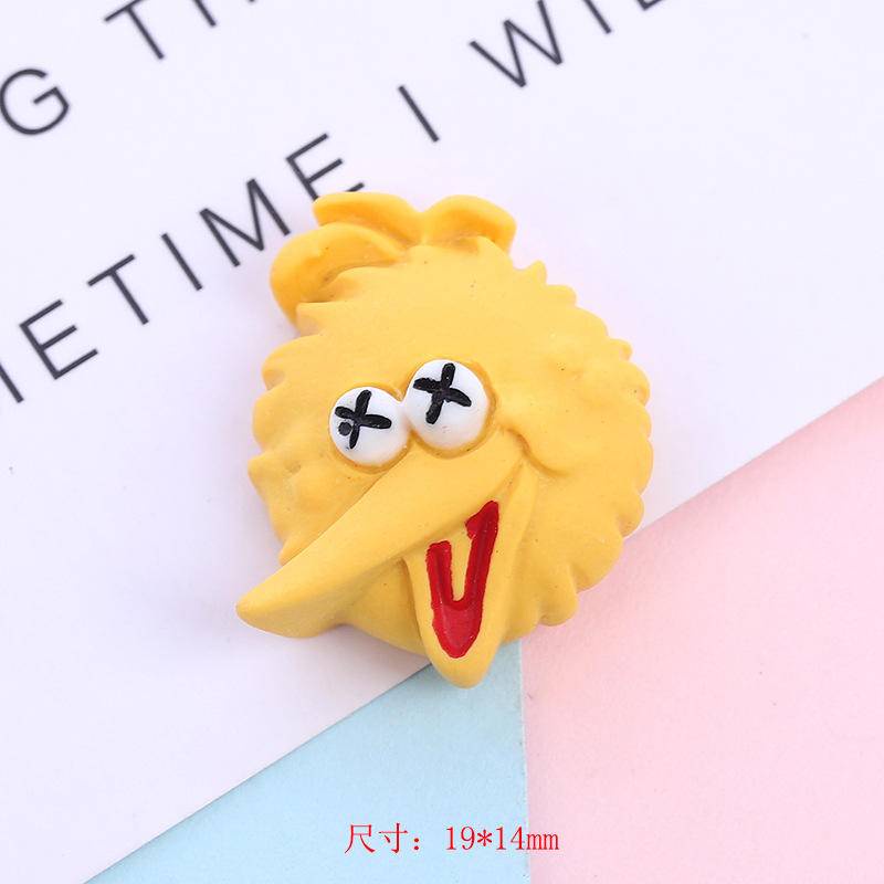 Aksesoris Buckle Sepatu Desain Kartun Sesame Street croc jibz Untuk Dekorasi
