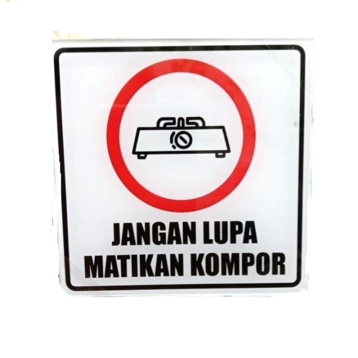 

AKRILIK JANGAN LUPA MATIKAN KOMPOR