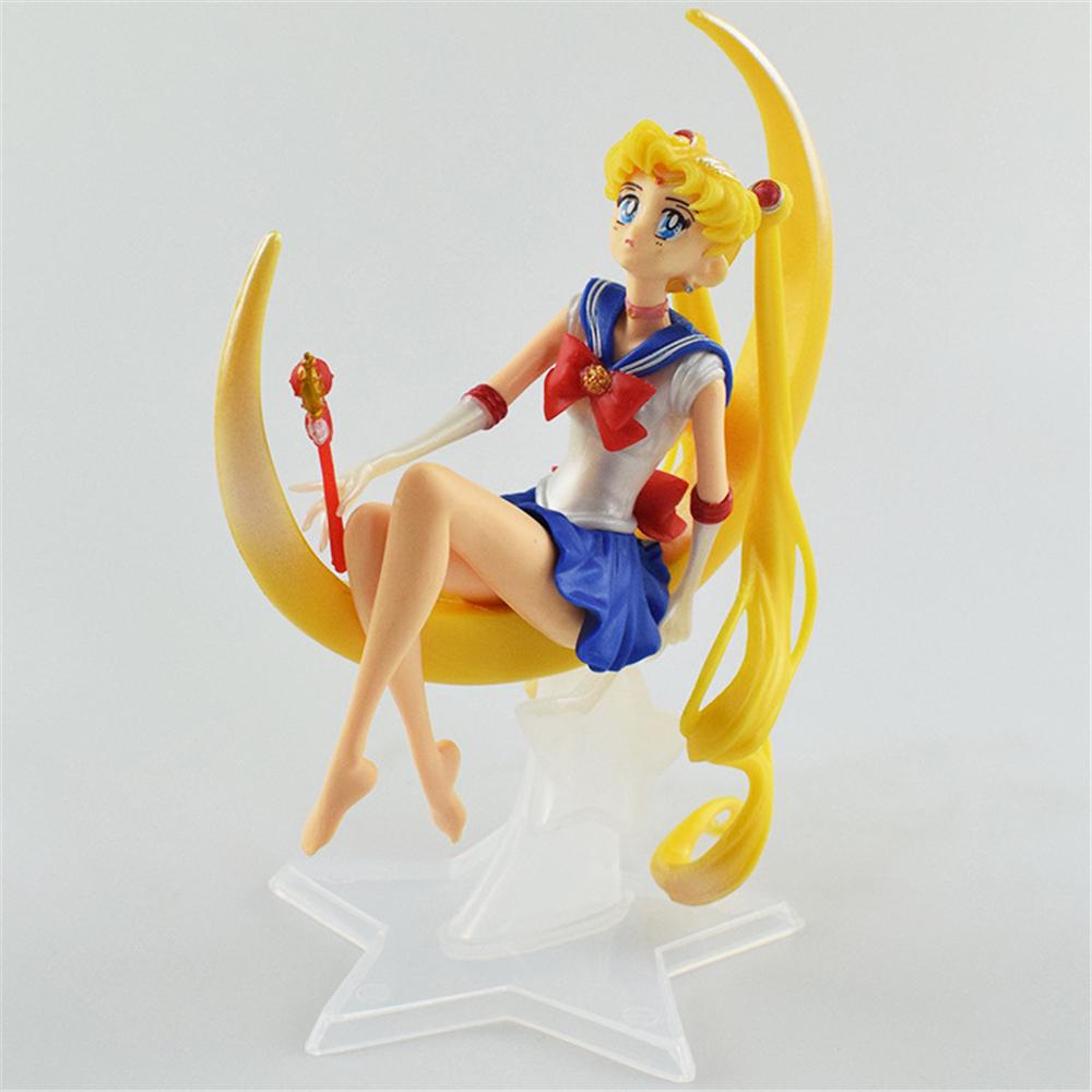 [Elegan] Mainan Figure Ornamen Rumah Tsukino Usagi Sailor Moon Model Toy Action Figure