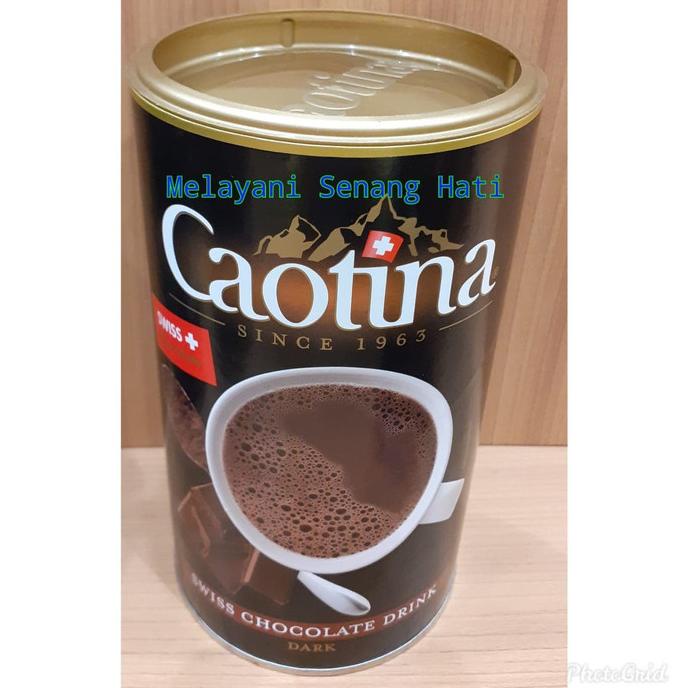 

Caotina Dark Chocolate Drink (Noir) Minuman Coklat Bubuk 500gr Swiss