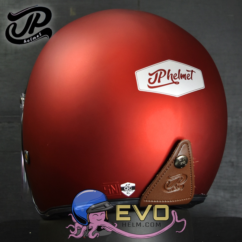 HELM JP RETRO JP NEW BIGIE ORIGINAL WARNA LENGKAP BISA REQUEST KACA - HELM BOGO JP NEW BIGIE RETRO