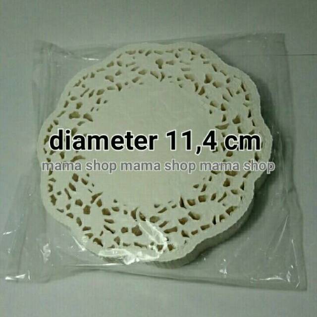 Round Paper Doyle / Kertas Renda Bulat / Alas Toples Kue Kering / Alas Kue, Biskuit dan Cookies