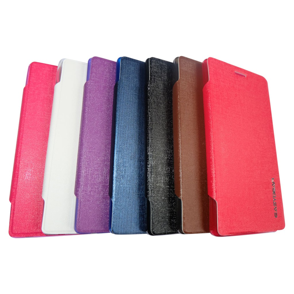 Sarung EASYBEAR Sony Xperia T3 / Lether Case Sony Xperia T3 / Flip Shell / Flip Cover / Dompet / Sarung hp