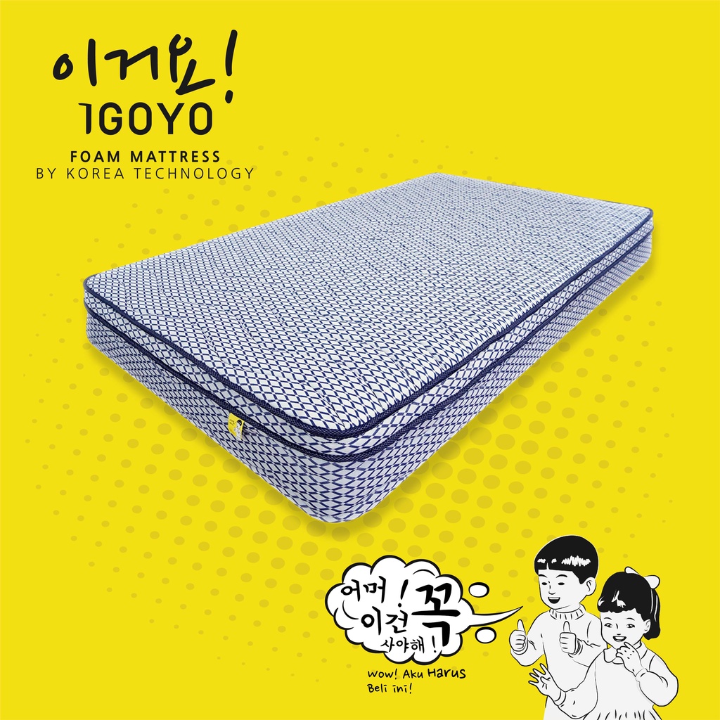 IGOYO Foam Mattress Kasur Busa 20x200 Cm / Garansi 10 Tahun Navy