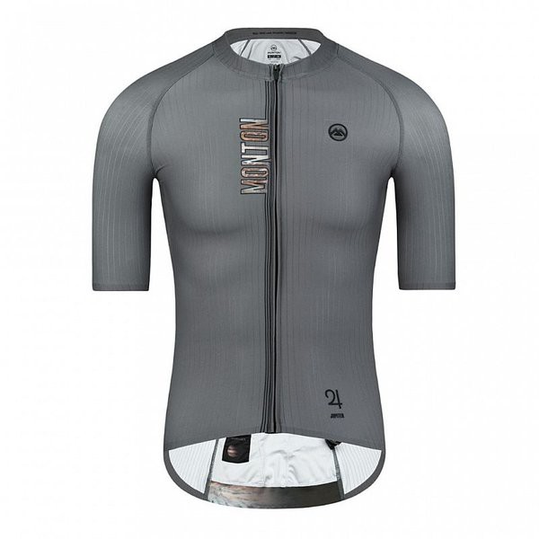 Jersey Sepeda Monton Short Sleeve Cycling Jersey Pro Jupiter Grey