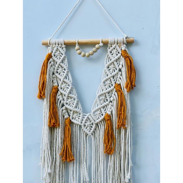 READY STOK) macrame Hiasan dinding rumbai monte / macrame wall hanging/Dekorasi rumah